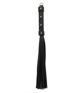 Love In Leather BDSM Flogger With Coloured Hardware - - Whips And Crops